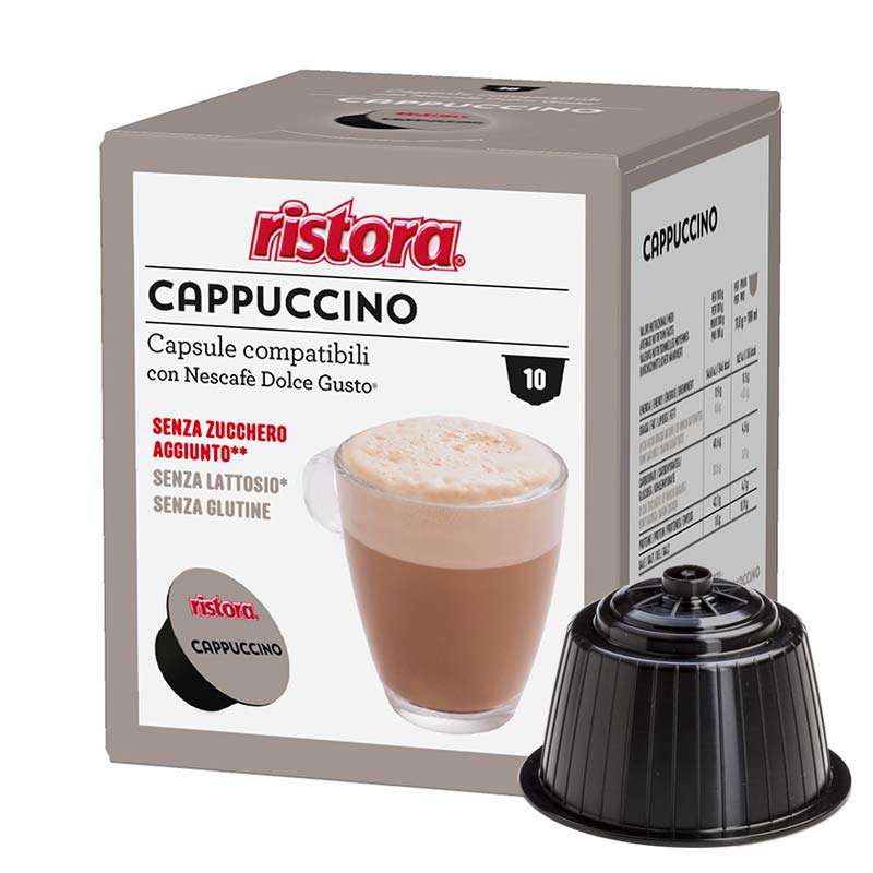 Capsule Compatibili Nescafè Dolce Gusto Cappuccino Ristora 10