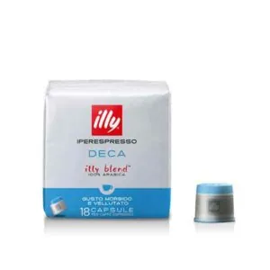 capsule illy iperespresso decaffeinato