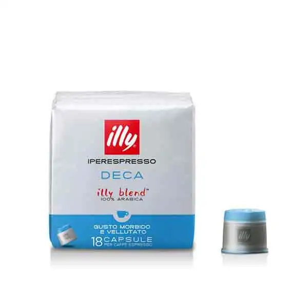 capsule illy iperespresso decaffeinato