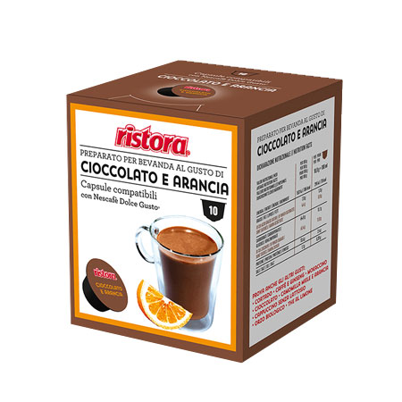 Capsule Ristora Cioccolato e Arancia Dolce Gusto