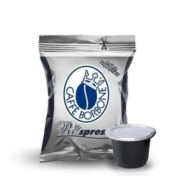 capsula respresso nero caffè borbone nespresso