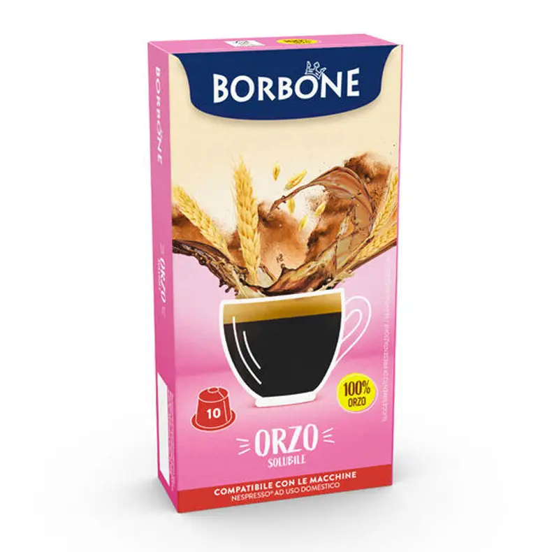 Capsule Espresso d'Orzo Borbone compatibili Nespresso