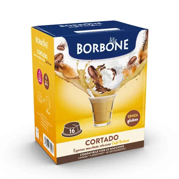 Capsule Cortado Caffè Borbone compatibili A Modo Mio