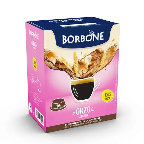 Capsule Orzo solubile Caffè Borbone per A Modo Mio