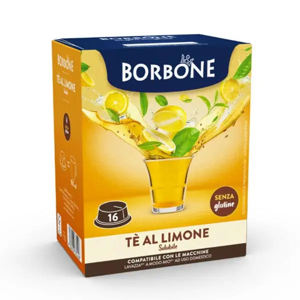 Capsule Te Limone Caffè Borbone compatibili A Modo Mio