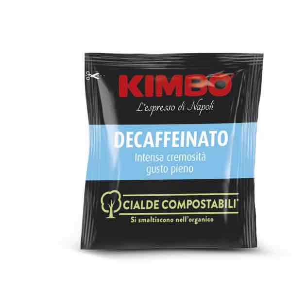 Cialde Caffe' Kimbo Decaffeinato compostabili