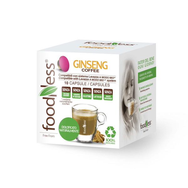 Capsule Foodness Ginseng Classico compatibili A Modo Mio | Caffexpert.it