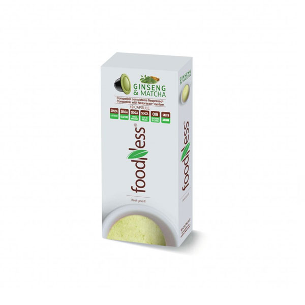 Capsule Foodness Ginseng Matcha Compatibili Nespresso Caffexpert Capsule Foodness Ginseng Matcha Compatibili Nespresso Caffexpert