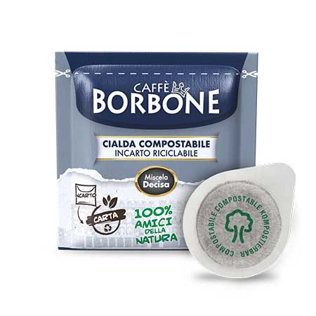 Caffè Borbone Macinato Miscela Decisa gusto Forte ed Intenso. Cialde,  Capsule Originali e Compatibili Caffè