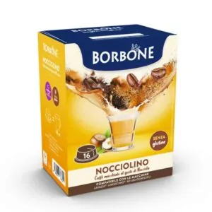 Capsule Borbone Cappuccino alla Nocciola compatibile A Modo Mio
