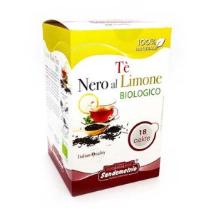 cialde te nero al limone