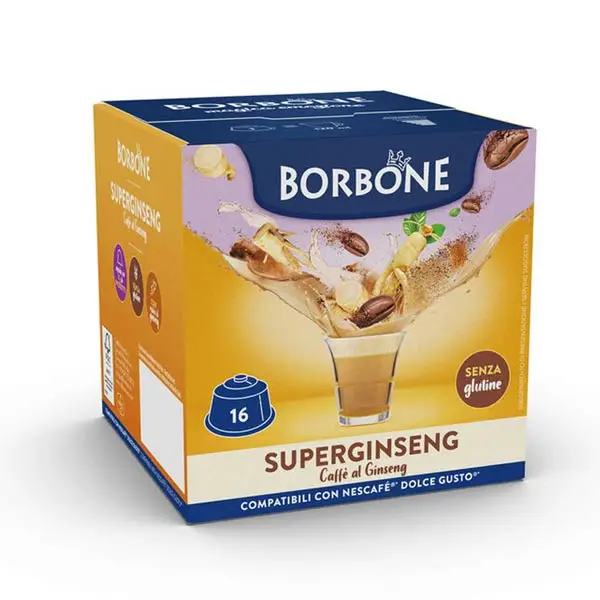Capsule Superginseng Caffe' Borbone compatibili Dolce Gusto