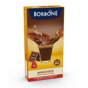 bevanda Caffè Borbone al gusto di cioccolata in capsule Nespresso