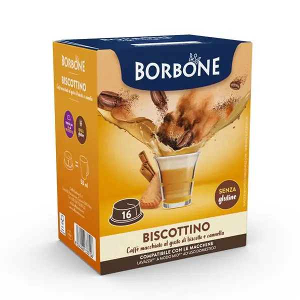 Bevanda solubile Biscottino Caffè Borbone per A Modo Mio