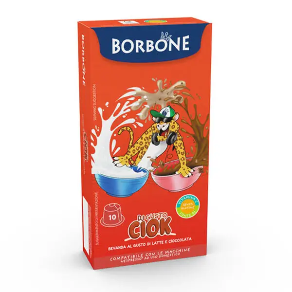 bevanda gusto cioccolato e latte Caffè Borbone compatibili Nespresso