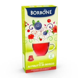 Tisana ai Frutti di Bosco Caffè Borbone in capsule Nespresso