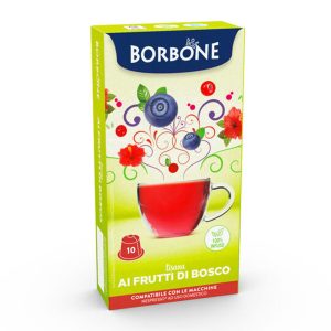 Tisana ai Frutti di Bosco Caffè Borbone in capsule Nespresso