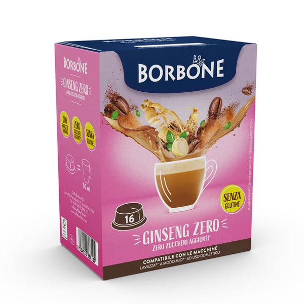 Capsule Ginseng Zero Caffè Borbone per A Modo Mio - Caffexpert