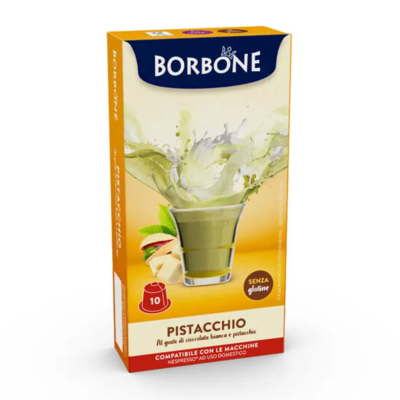 Bevanda al pistacchio Caffè Borbone in Capsule per Nepsresso