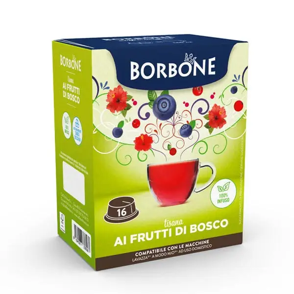 Tisana Frutti di Bosco Caffè Borbone per A Modo Mio