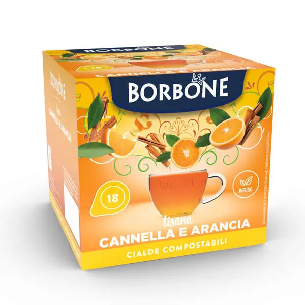Cialde Tisana Cannella e Arancia Caffè Borbone