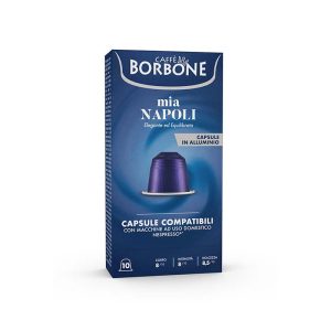 capsule alluminio nespresso borbone mia napoli