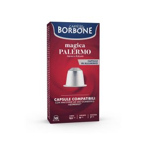 capsule nespresso alluminio Borbone magica palermo