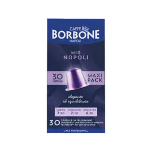 Capsule Caffè Borbone in Alluminio compatibili Nespresso miscela Mia Napoli