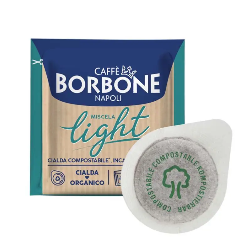 cialda borbone miscela light compostabile