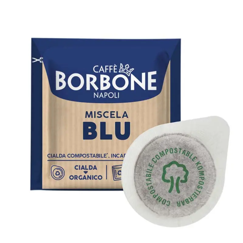cialda borbone miscela blu compostabile
