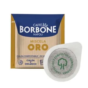 cialda borbone miscela oro compostabile