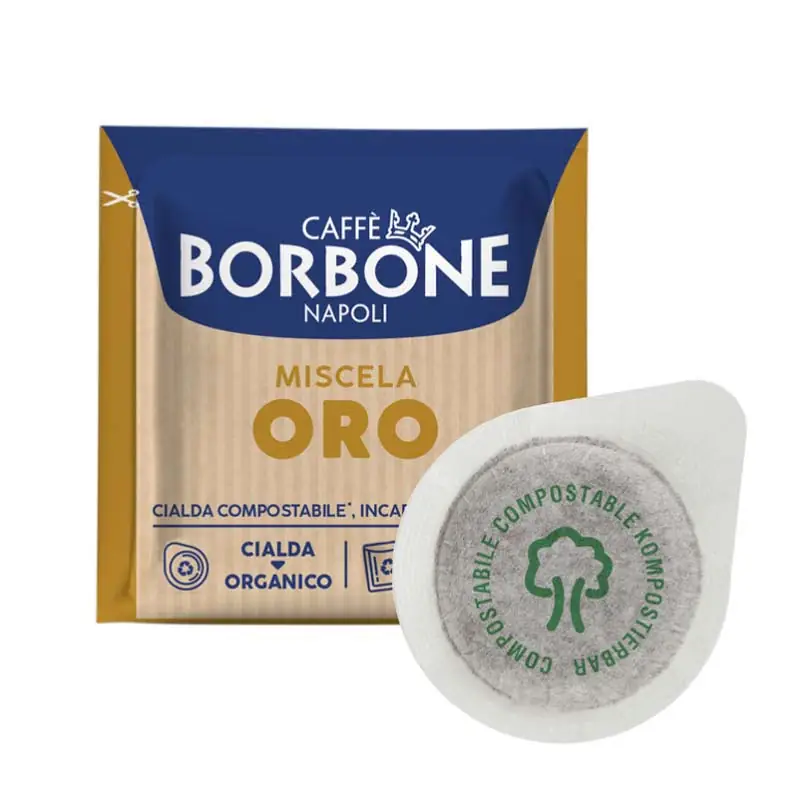 cialda borbone miscela oro compostabile