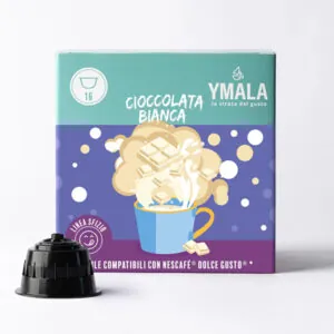 Capsule Cioccolata Bianca Compatibili Dolce Gusto Ymala
