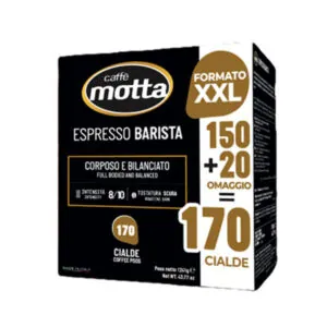 Caffè Motta miscela Espresso Barista 150 cialde + 20 Omaggio