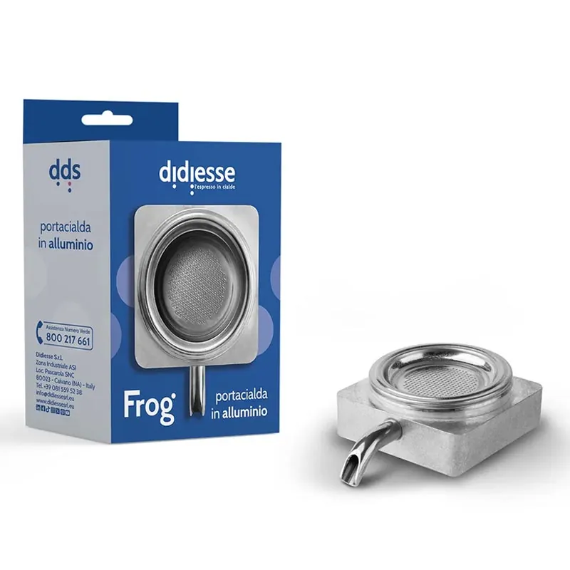 portacialda in alluminio per macchina da caffè Frog ricambio originale Didiesse