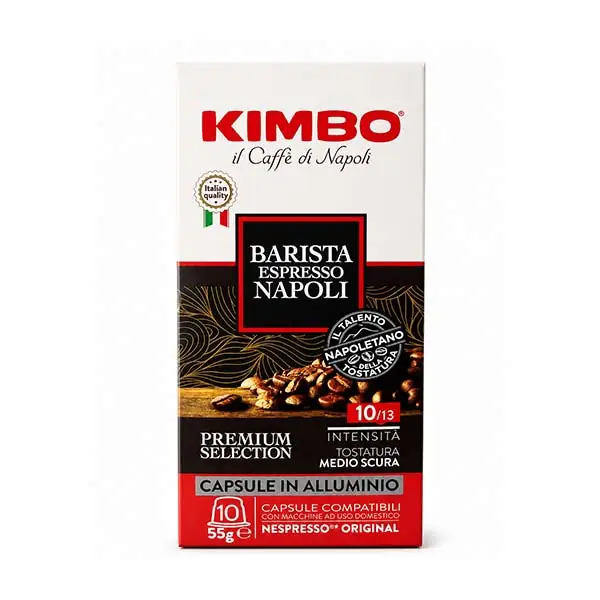 Capsule Kimbo Nespresso Napoli in alluminio compatibili