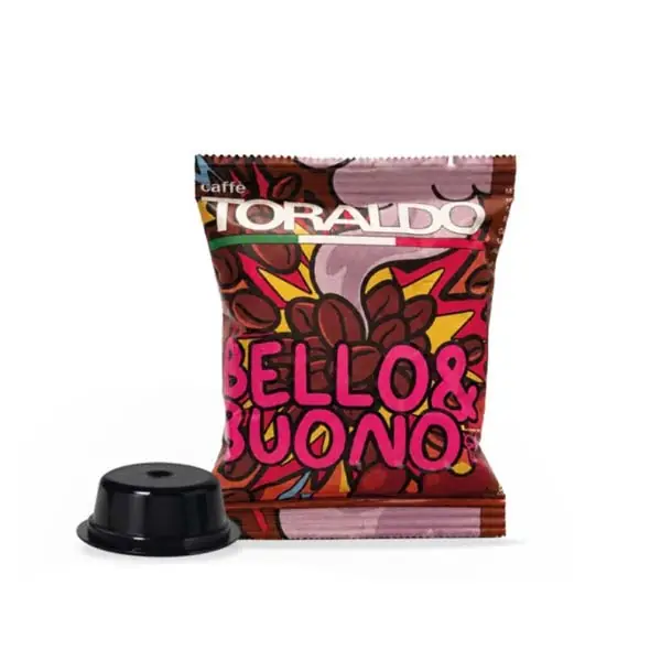 Capsule Caffè Toraldo miscela Bello&Buono compatibili A Modo Mio